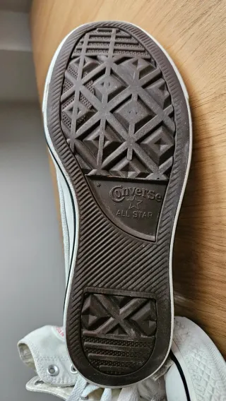 Converse All Star altas gris claro