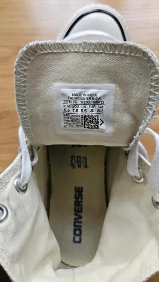 Converse All Star altas gris claro