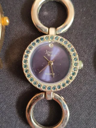 Lote 3 relojes mujer Jewel watch collection