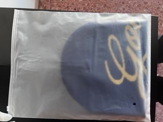 Gorro Fake Gods azul y amarillo