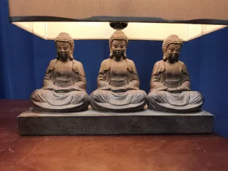 2 Lámparas de Mesa budas