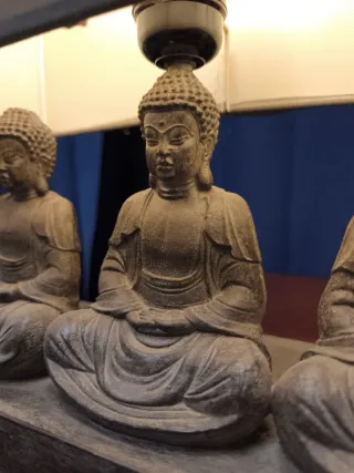 2 Lámparas de Mesa budas