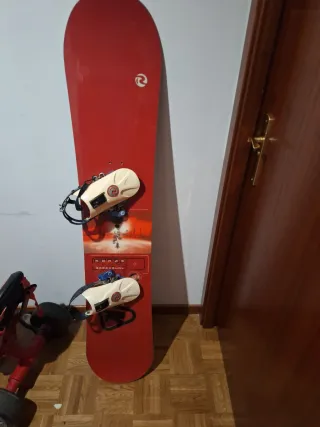 Tabla de Snowboard Roja Rossignol