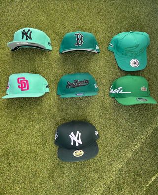 Gorras New Era Verdes y Turquesas