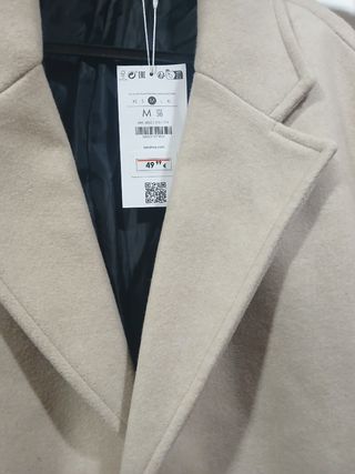 Abrigo de lana nuevo para estrenar