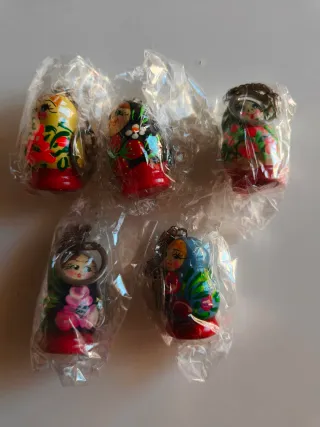 Llaveros Matrioska x5