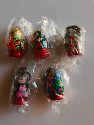 Llaveros Matrioska x5