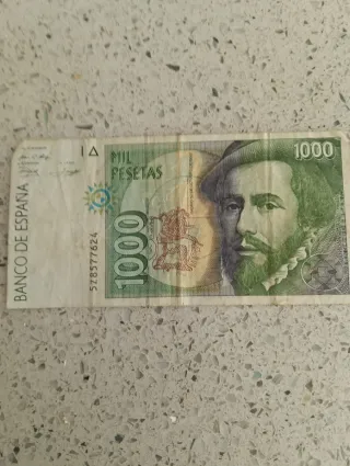 Moneda 50 Pesetas Franco 1957 E58 y billetes