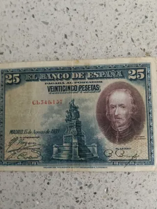 Moneda 50 Pesetas Franco 1957 E58 y billetes