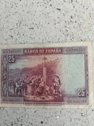 Moneda 50 Pesetas Franco 1957 E58 y billetes