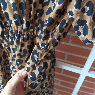 Vestido leopardo C&A talla 36