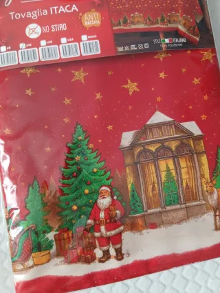 Tovaglia Natale Gold Line 12 posti
