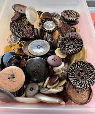 Lote Botões Vintage Variados