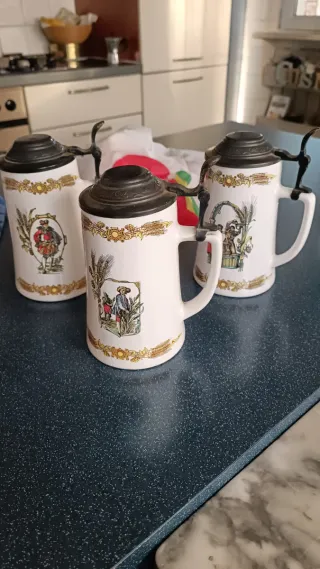 Set 3 Boccali Birra Splugen