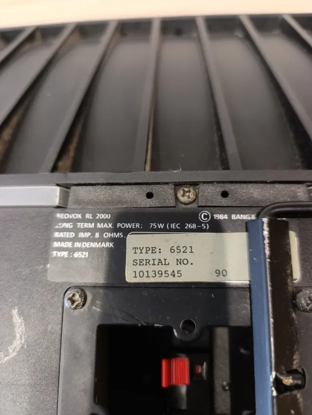 Altavoz Bang & Olufsen  RL6000