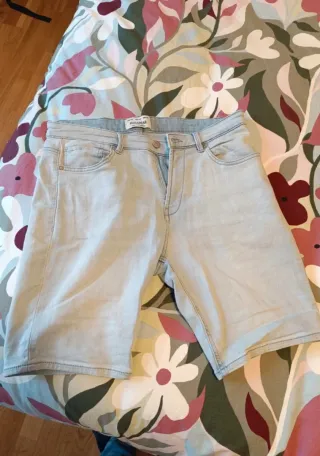 Pantalón corto vaquero Pull&Bear hombre