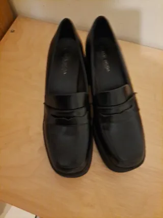 Mocasines plataforma negros