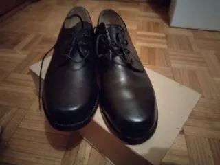 Zapatos de piel negros Vidal