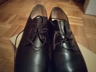 Zapatos de piel negros Vidal