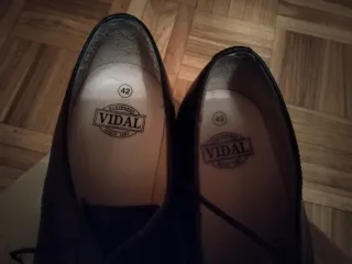 Zapatos de piel negros Vidal
