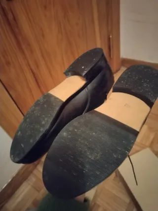 Zapatos de piel negros Vidal