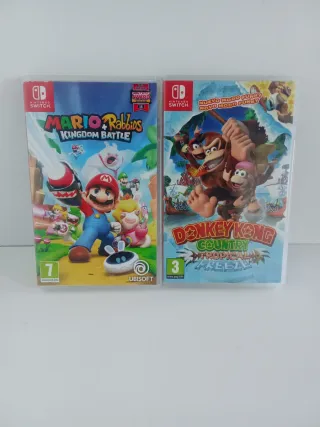 (Cajas vacías) Nintendo Switch Mario y Donkey Kong