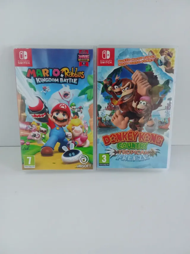 (Cajas vacías) Nintendo Switch Mario y Donkey Kong