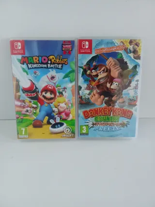 (Cajas vacías) Nintendo Switch Mario y Donkey Kong