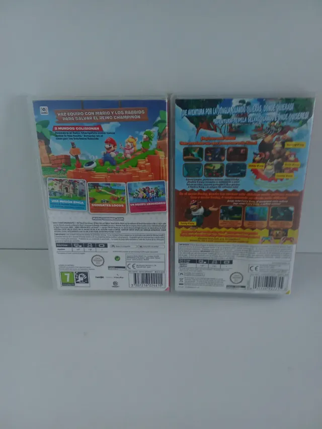 (Cajas vacías) Nintendo Switch Mario y Donkey Kong