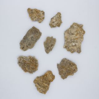 Lotto di 8 formazioni minerali naturali di selenite