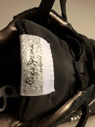 Zapatillas Pepe Jeans Mujer Negro/Dorado. Número 4