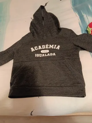 Sudadera Academia Igualada Gris