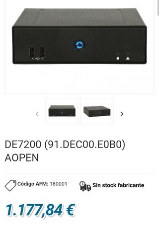 Mini PC AOPEN DE7200 i7‑4700MQ