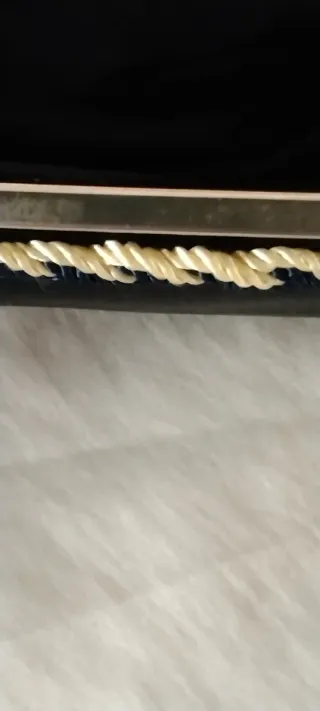 Bolso de fiesta antiguo negro y plateado.e Vintage