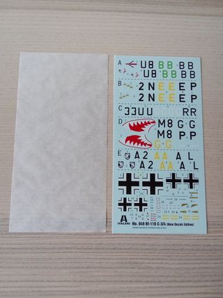 MESSERSCHMITT BF-110 MAQUETA ITALERI 1/72