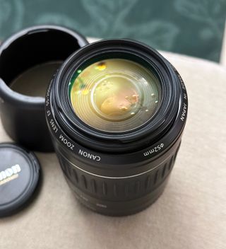 Canon EF 55-200mm II USM e EF 28-90mm argento