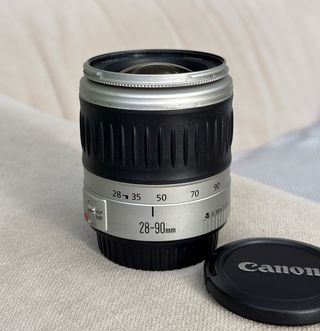 Canon EF 55-200mm II USM e EF 28-90mm argento