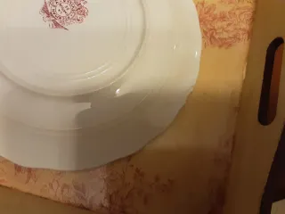 Antiguo plato llano Cartuja de Sevilla