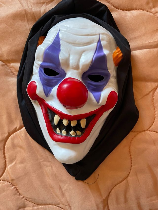 Máscara de payaso de terror