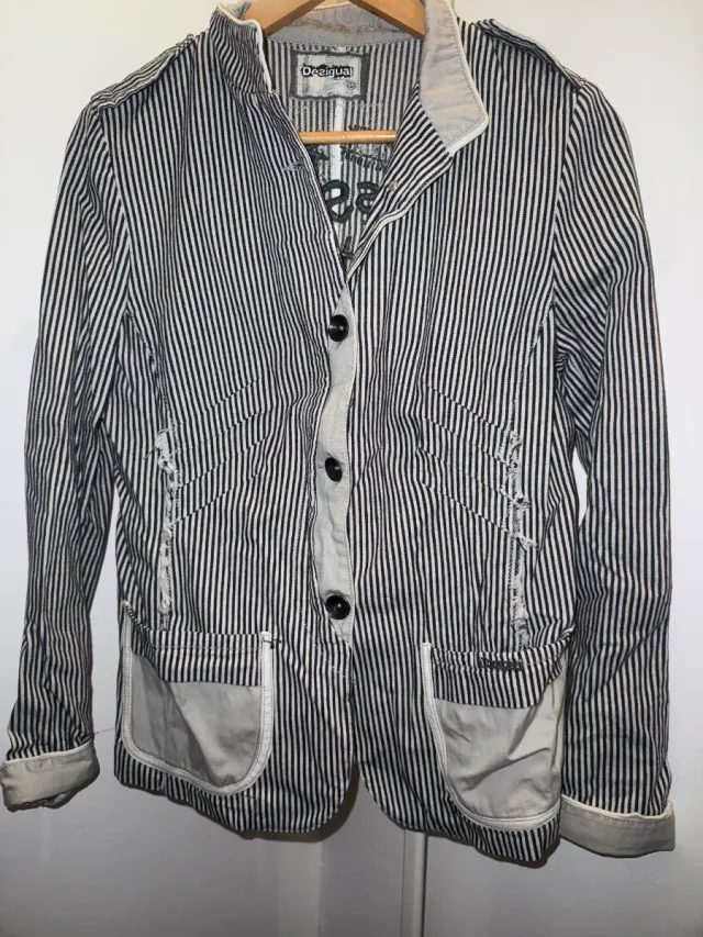 Chaqueta Desigual Rayas Talla M