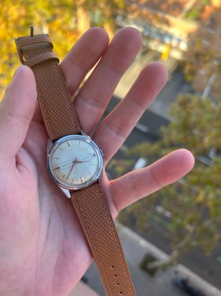 Reloj Zenith Captain 6600 Acero Años 70