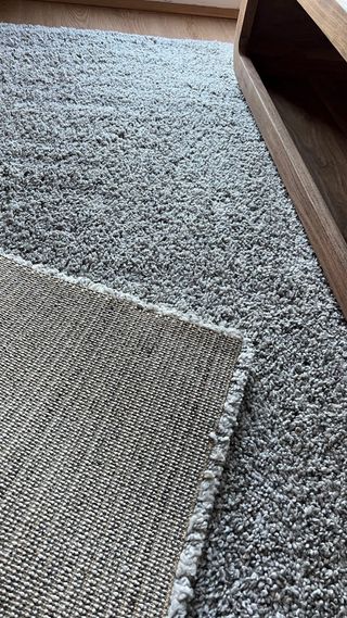 Grande tappeto beige