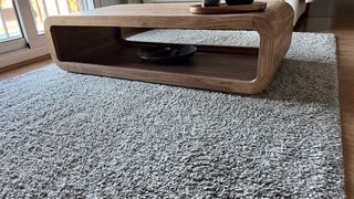 Grande tappeto beige