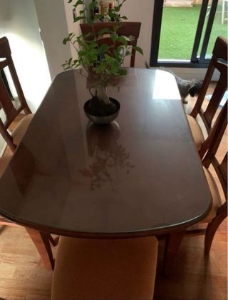 Tavolo da pranzo in legno massello per 6 persone