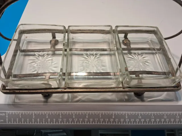 Centro tavola vintage cristallo