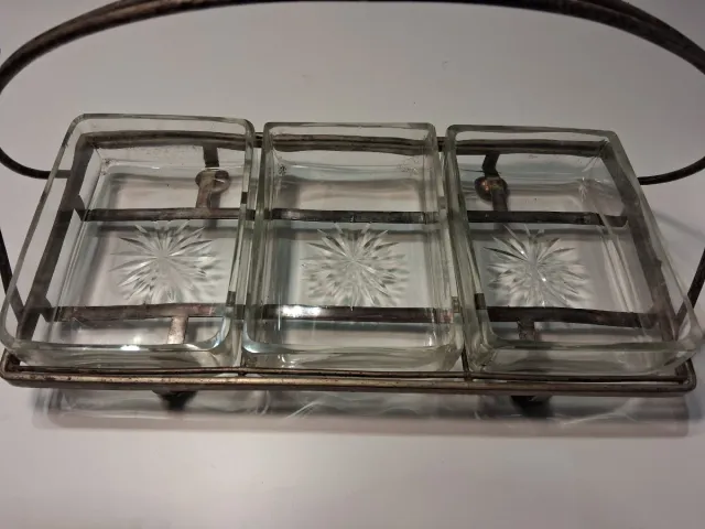 Centro tavola vintage cristallo