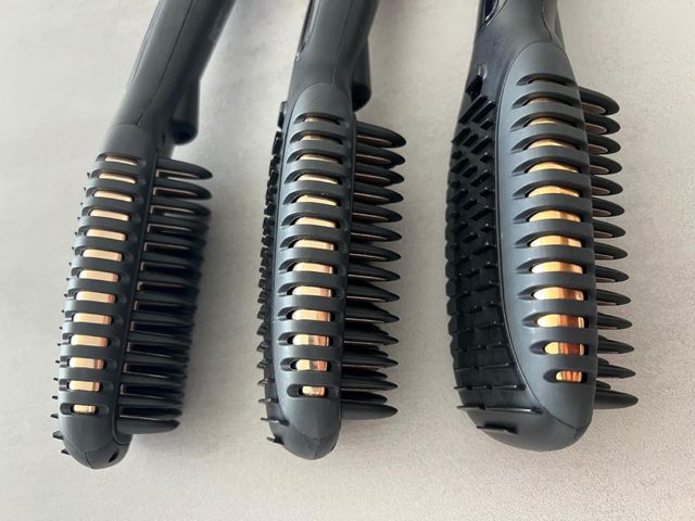 Spazzola lisciante Silver Crest nera