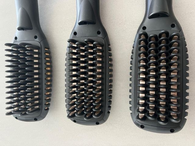 Spazzola lisciante Silver Crest nera