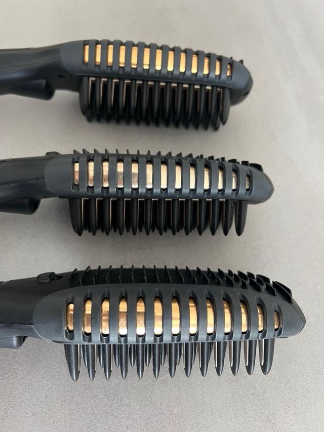 Spazzola lisciante Silver Crest nera