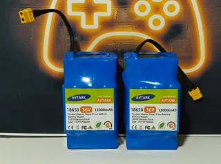 2 Baterías 36V 12000mAh para patinete